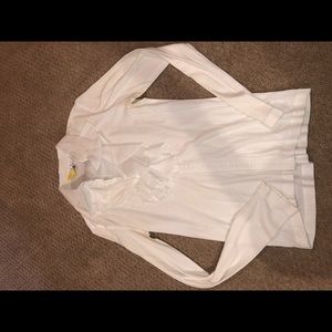 Ruffle neck blouse